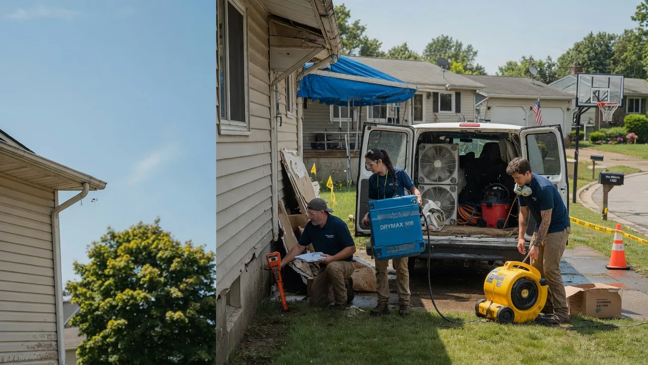 Ceiling Leak Cleanup in Lucinda, PA near me