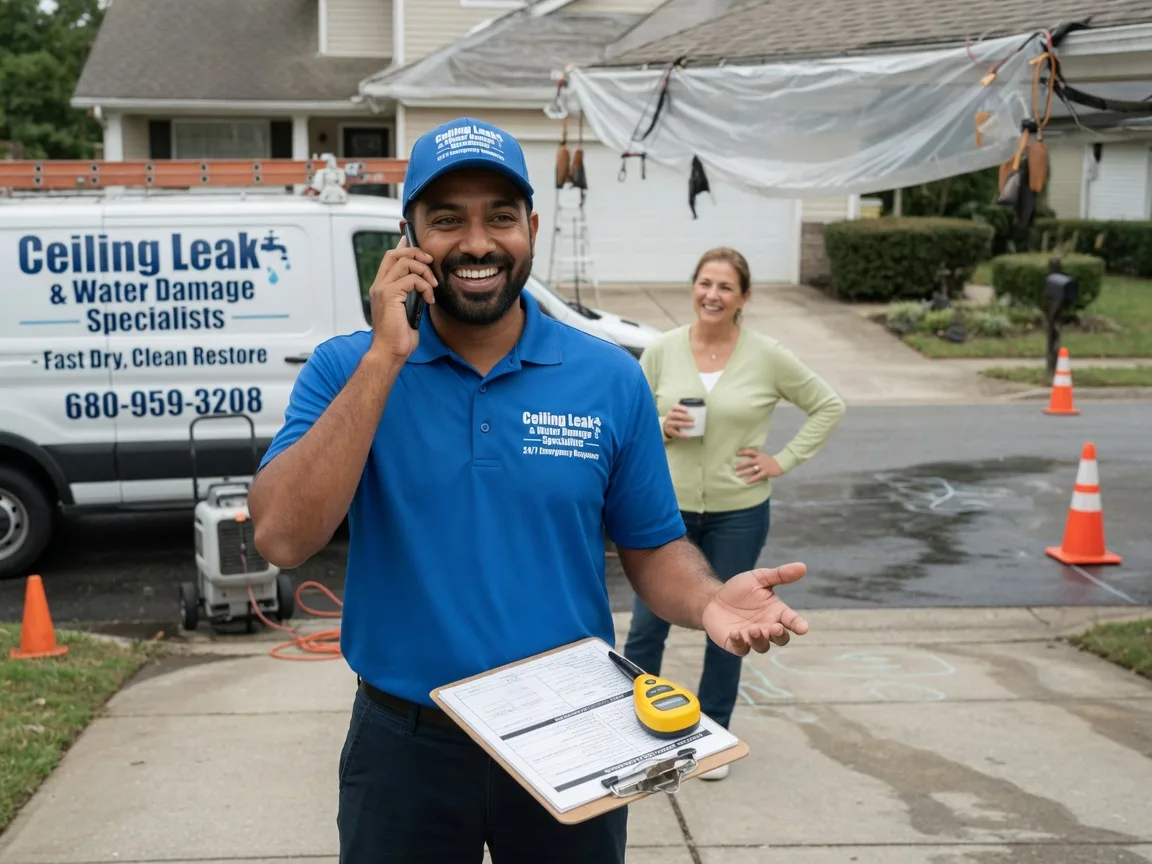 Ceiling Leak Cleanup Lucinda, PA FAQs